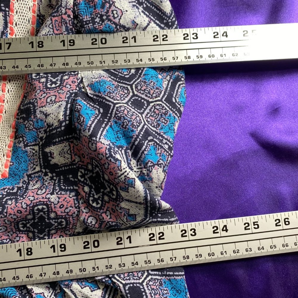 NWT📌 Vintage America Crochet Trim Peasant Top - Picture 11 of 15
